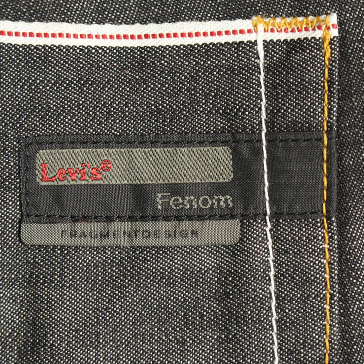 Levi's Fenom 2008 Cotton Pants Black Size 34