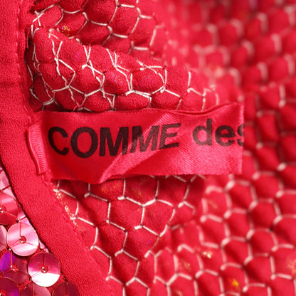 COMME des GARCONS 99AW Polyester Midi Dress Pink Size S