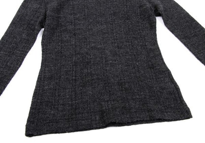 Yohji Yamamoto NOIR Wool Rayon Button Sweater Gray Size 2