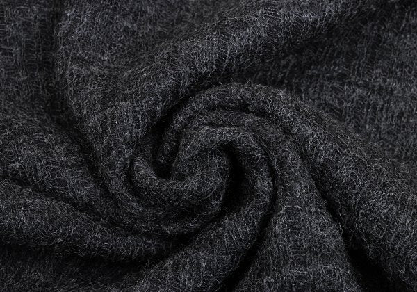 Yohji Yamamoto NOIR Wool Rayon Button Sweater Gray Size 2