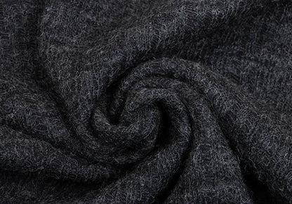 Yohji Yamamoto NOIR Wool Rayon Button Sweater Gray Size 2
