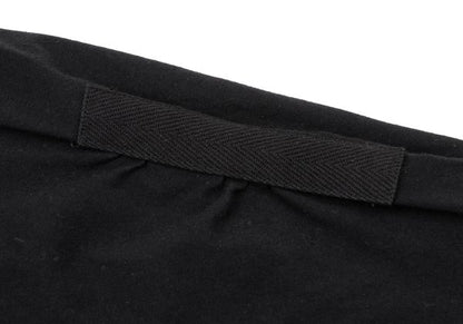 B Yohji Yamamoto Cotton Tape Design Top Black Size 2