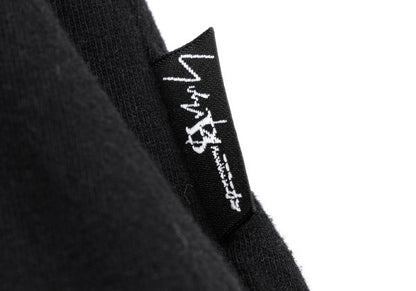 B Yohji Yamamoto Cotton Tape Design Top Black Size 2