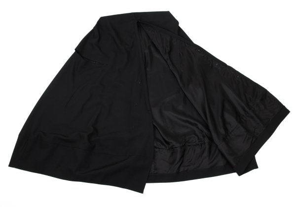 COMME des GARCONS 25SS Wool Raw Deconstructed Coat Size S