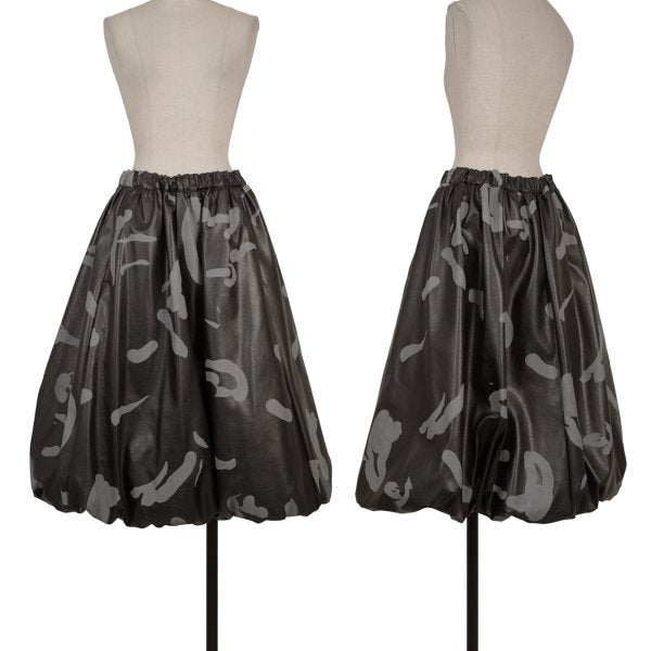 COMME des GARCONS 24AW Faux Leather Skirt Black Size XS