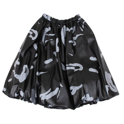 COMME des GARCONS 24AW Faux Leather Skirt Black Size XS