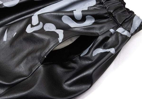 COMME des GARCONS 24AW Faux Leather Skirt Black Size XS