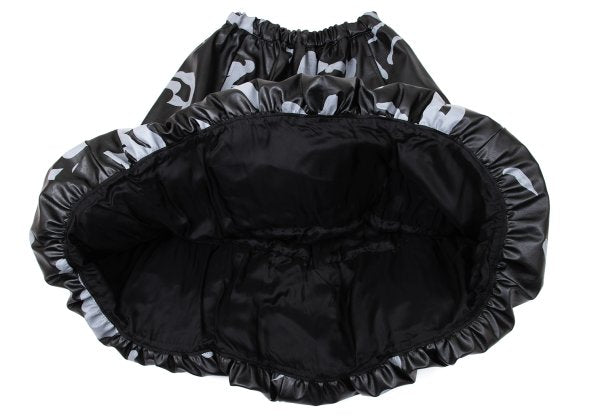 COMME des GARCONS 24AW Faux Leather Skirt Black Size XS