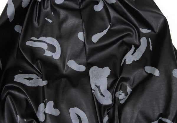 COMME des GARCONS 24AW Faux Leather Skirt Black Size XS