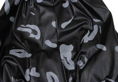 COMME des GARCONS 24AW Faux Leather Skirt Black Size XS