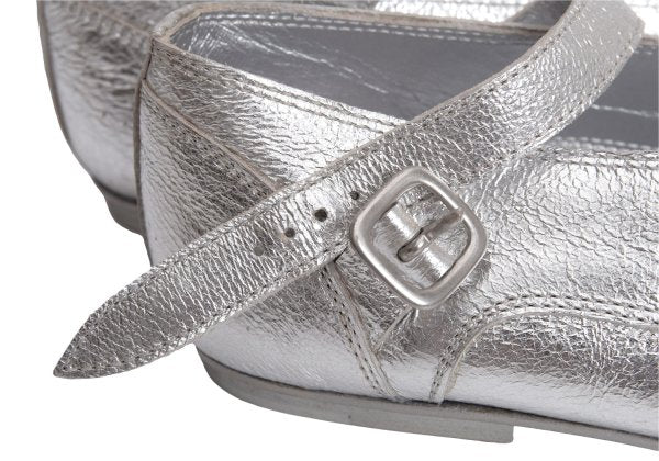 Y's Red Label Ankle Strap Sneakers Silver Size 24.5CM