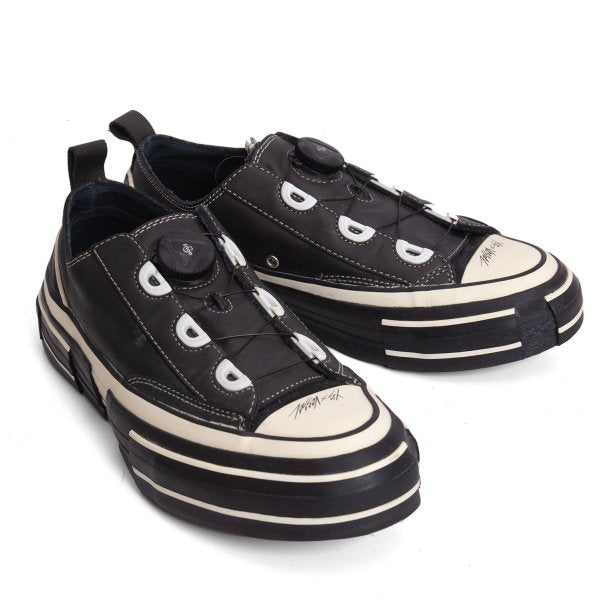 Y's x xVessel Dial Lace-Up Leather Sneakers Black Size 25CM