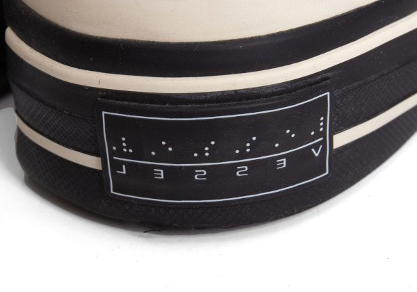 Y's x xVessel Dial Lace-Up Leather Sneakers Black Size 25CM