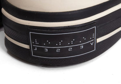 Y's x xVessel Dial Lace-Up Leather Sneakers Black Size 25CM