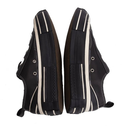 Y's x xVessel Dial Lace-Up Leather Sneakers Black Size 25CM