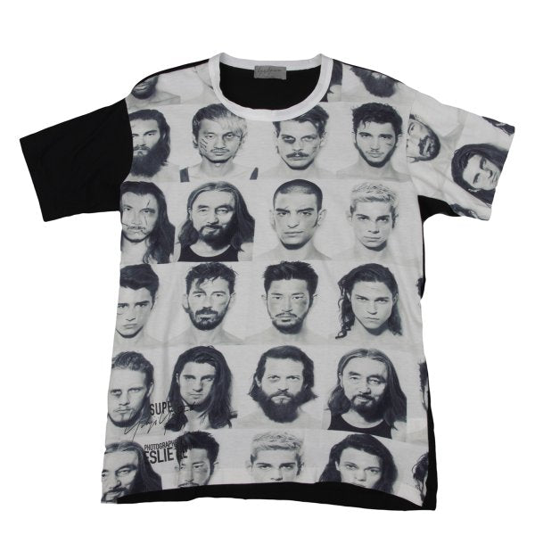 Yohji Yamamoto POUR HOMME Leslie Kee T-Shirt Black Size 4