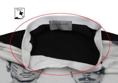 Yohji Yamamoto POUR HOMME Leslie Kee T-Shirt Black Size 4