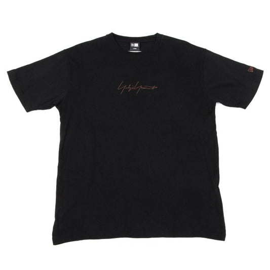 NEW ERA x Yohji Yamamoto Signature Logo T-Shirt Black Size 4