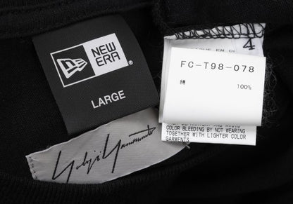 NEW ERA x Yohji Yamamoto Signature Logo T-Shirt Black Size 4
