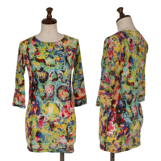 Yohji Yamamoto FEMME Colorful Bubble Top Multi Size 2