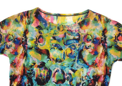 Yohji Yamamoto FEMME Colorful Bubble Top Multi Size 2