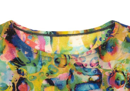 Yohji Yamamoto FEMME Colorful Bubble Top Multi Size 2