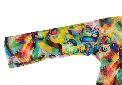 Yohji Yamamoto FEMME Colorful Bubble Top Multi Size 2