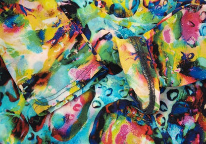 Yohji Yamamoto FEMME Colorful Bubble Top Multi Size 2