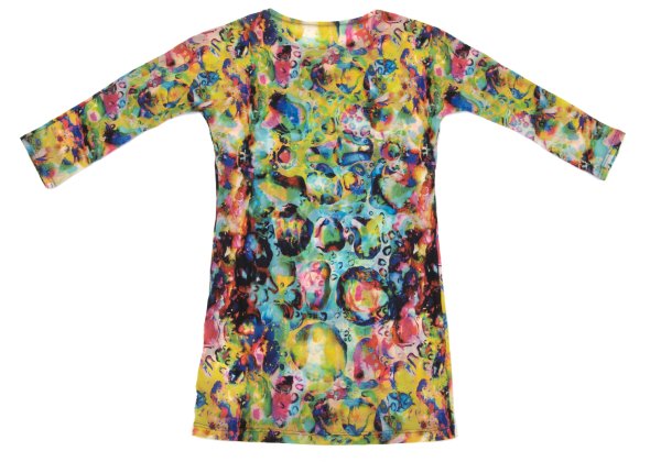 Yohji Yamamoto FEMME Colorful Bubble Top Multi Size 2