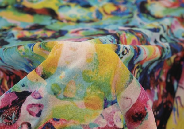 Yohji Yamamoto FEMME Colorful Bubble Top Multi Size 2