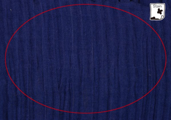 Yohji Yamamoto FEMME Wrinkle Scarf Blue