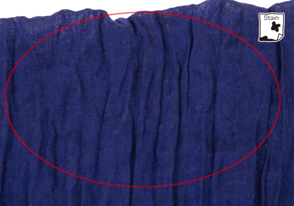 Yohji Yamamoto FEMME Wrinkle Scarf Blue