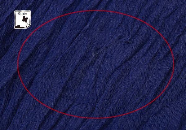 Yohji Yamamoto FEMME Wrinkle Scarf Blue