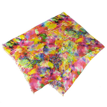 Yohji Yamamoto FEMME Silk Scarf Multi