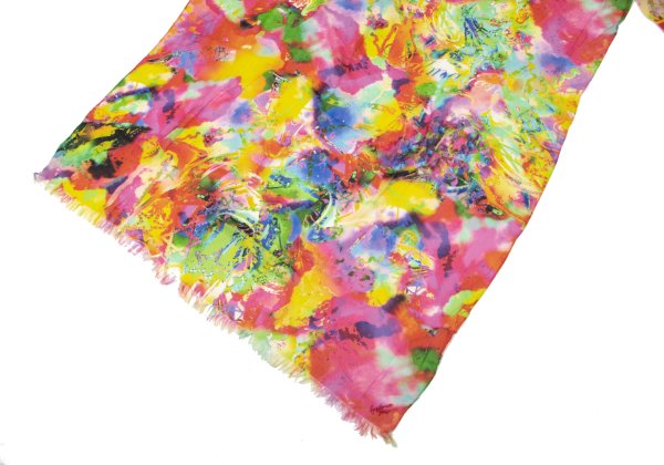 Yohji Yamamoto FEMME Silk Scarf Multi