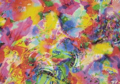 Yohji Yamamoto FEMME Silk Scarf Multi