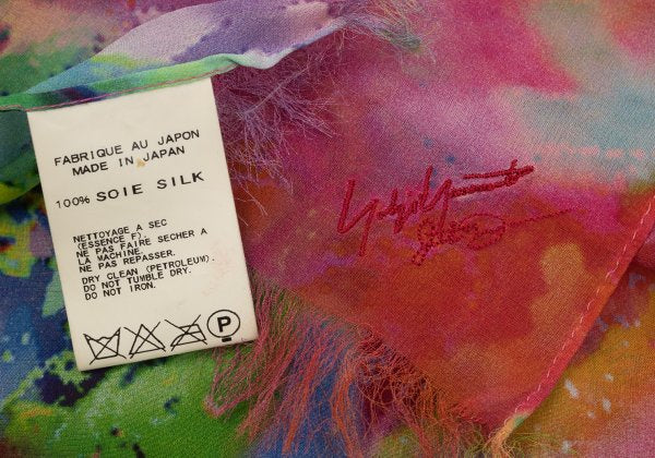 Yohji Yamamoto FEMME Silk Scarf Multi