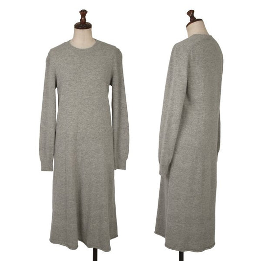 tricot COMME des GARCONS Wool Blend Knit Dress Gray Size M
