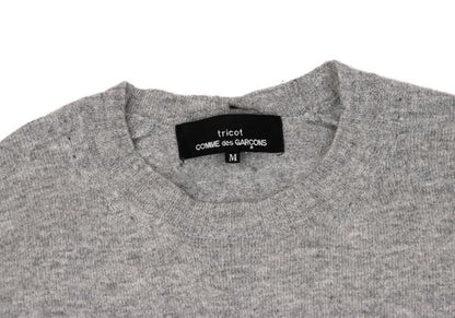 tricot COMME des GARCONS Wool Blend Knit Dress Gray Size M