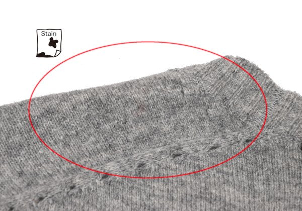 tricot COMME des GARCONS Wool Blend Knit Dress Gray Size M