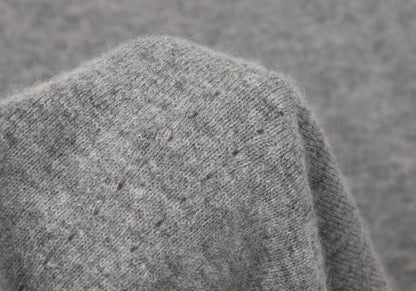 tricot COMME des GARCONS Wool Blend Knit Dress Gray Size M