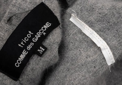 tricot COMME des GARCONS Wool Blend Knit Dress Gray Size M