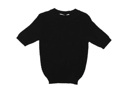 COMME des GARCONS Rayon Acrylic Short Knit Black Size S