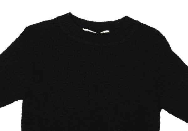COMME des GARCONS Rayon Acrylic Short Knit Black Size S