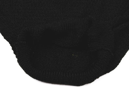 COMME des GARCONS Rayon Acrylic Short Knit Black Size S