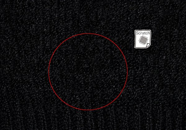 COMME des GARCONS Rayon Acrylic Short Knit Black Size S