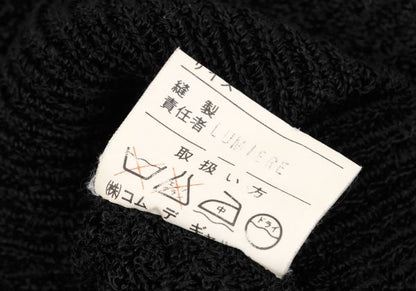 COMME des GARCONS Rayon Acrylic Short Knit Black Size S