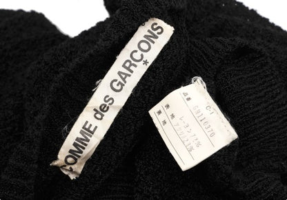 COMME des GARCONS Rayon Acrylic Short Knit Black Size S