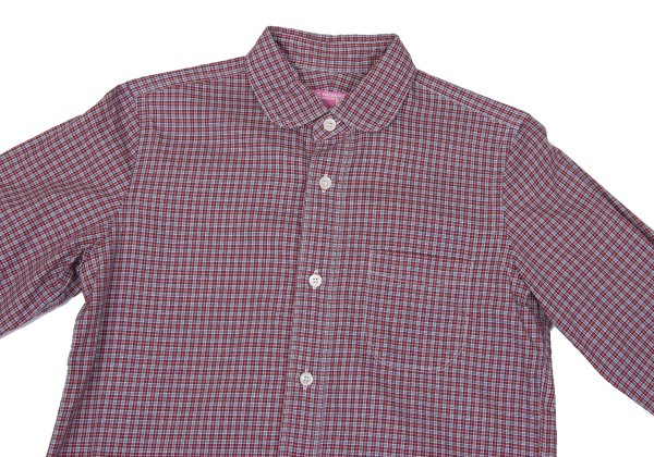 JUNYA WATANABE MAN PINK CDG Cotton Check Button-Up Size M