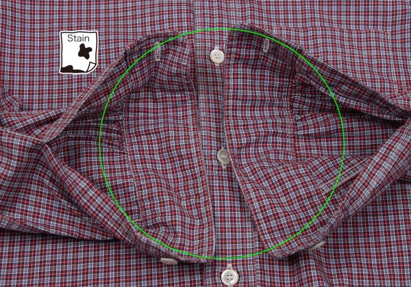 JUNYA WATANABE MAN PINK CDG Cotton Check Button-Up Size M